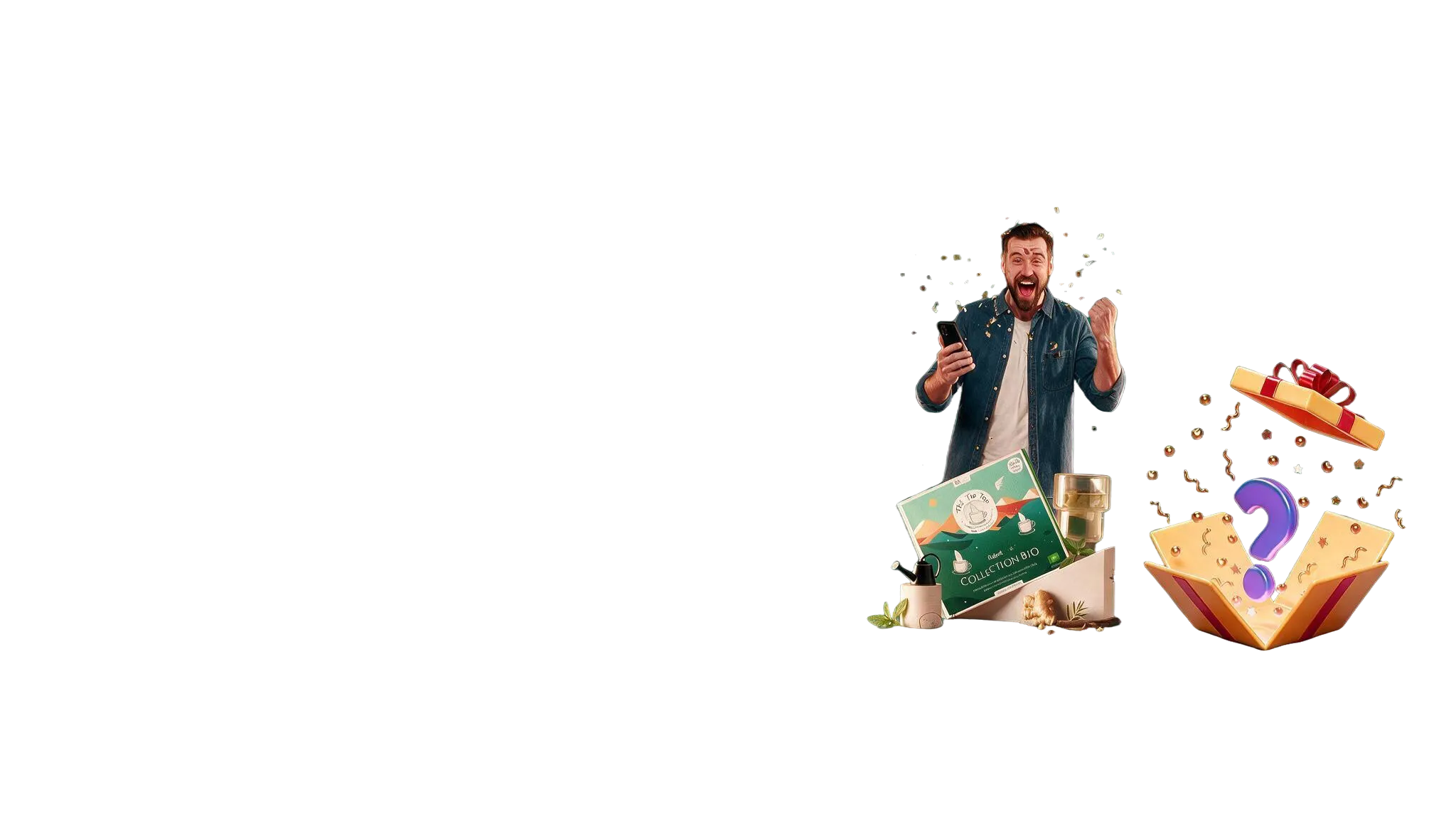 Jeu-concours 100 % Gagnant Thé Tip Top, du 2 au 31 octobre 2026 : tentez de gagner un an de thé d'une valeur de 360 € pour l'ouverture de notre 10e boutique à Nice.